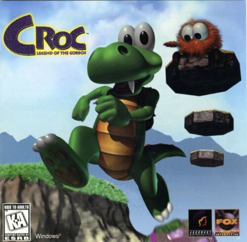 Croc: Legend of the Gobbos (1997) Windows PC CD-ROM gra wideo - stan bardzo dobry - Zdjęcie 1 z 2
