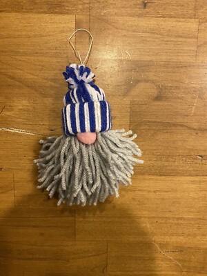 Handmade Christmas Tree Yarn Gnome Ornament