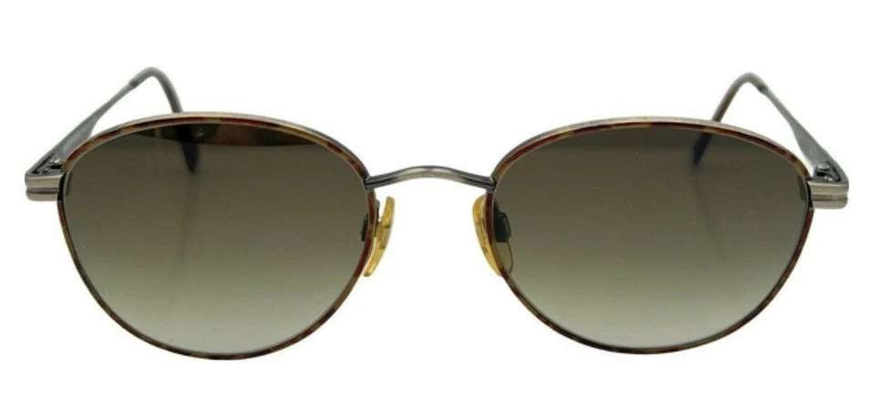 Gafas de sol vintage Emporio Armani 046 949 marrón gris ovaladas Italia con lentes nuevas Foto 3 de 4