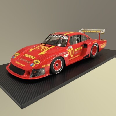Porsche 935/81 AMR 1/43 – DRM N°70 MOMO Norisring 1981 – Moretti, Boîte Spécifique
