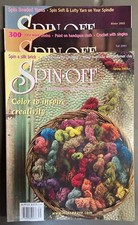 Spin Off Handspinning Magazine 3 Issues 2003 Border Leicester Mohair Milkweed VG