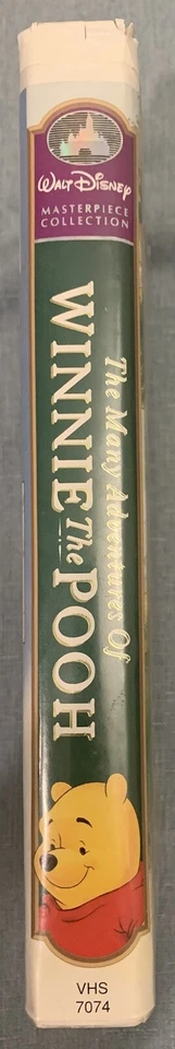 Disney's The Many Adventures of Winnie the Pooh VHS 1996 Masterpiece 7074 - Image 4 of 4