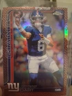 2025 Topps Chrome - Rookies Jaxson Dart #306 Leather Refractor (RC)
