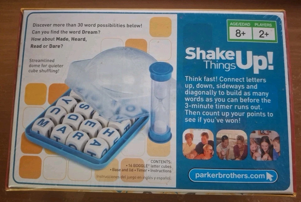 Boggle The 3 Minute Word Search Game Parker Brothers Hasbro 2005 Version Ships F - Image 3 of 4