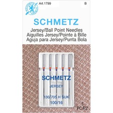 SCHMETZ Jersey (130/705H SUK) Sewing Machine Needles - Carded - Size Silver