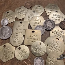 Custom Vintage Looking Brass Key Fob Car Truck 14.95-24.95 Add Your Name