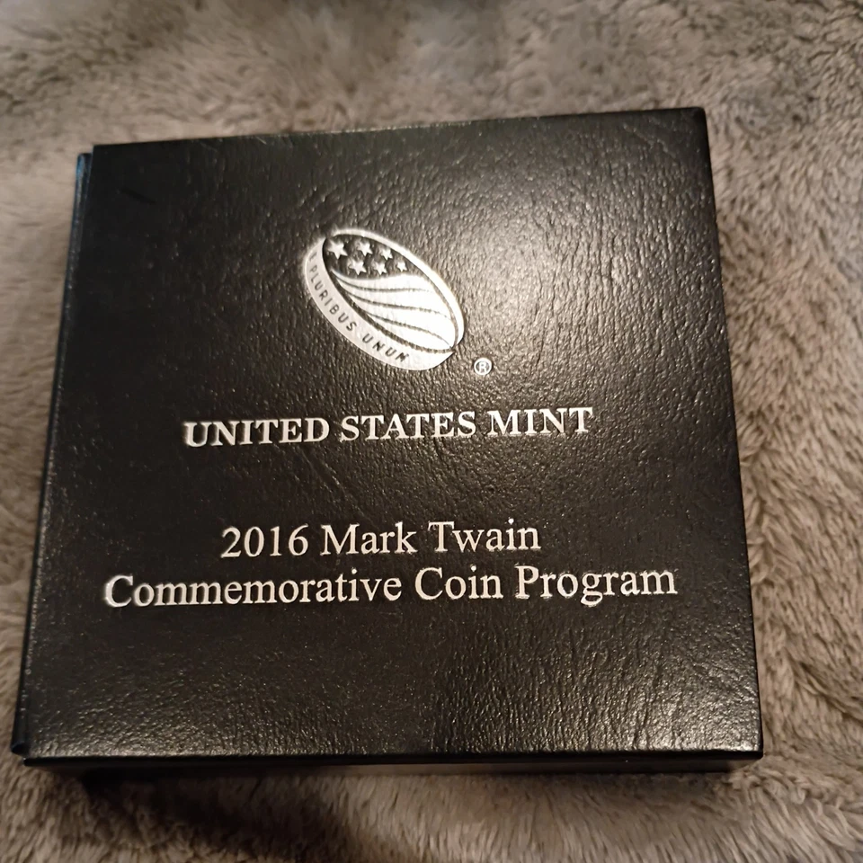 2016-P $1 Proof Mark Twain Commemorative Silver Dollar Coin W/Mint Box & COA. #2 - Image 2 of 4
