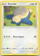 Snorlax 206/264 Common Fusion Strike Pokemon Moderately Played