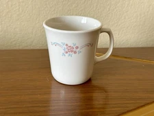 Corning Corelle English Breakfast Pattern Beige Coffee Cups