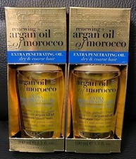 2pk - OGX Renewing Argan Oil of Morocco Extra Penetrating Oil 3.3 Oz NEW In Box