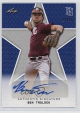 2020 Leaf Perfect Game National Showcase Blue /15 Ben Tadlock #BA-BT2 Auto 1rb1