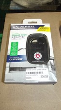 Chamberlain KLIK5U-BK2 Clicker Universal 2-Button Garage Door Opener Remote h1