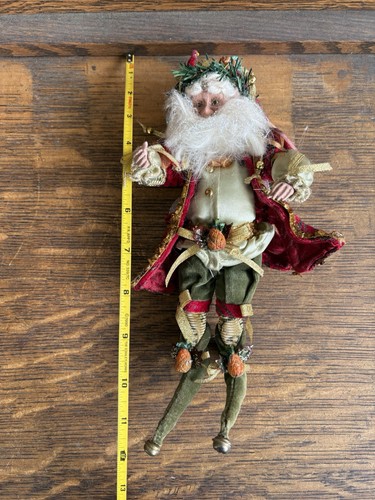 Mark Roberts Collection Christmas Santa Fairies Pineapple Wreath Elf Fairy Rare