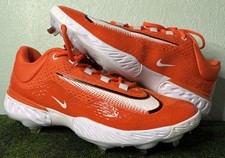 US Uomo 12.5 - Nike Alpha Huarache Elite 4 Low "Orange/White" FN7222-800, Nuove