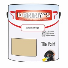 Dennys Tile Kitchen Tile Paint - Industrial Beige