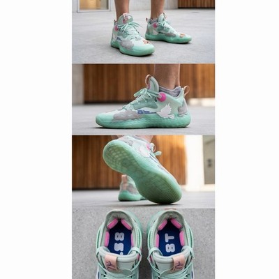 Adidas Harden Vol. 5 Futurenatural Support Mint Butterfly H68685 Men's 9.5 Rare