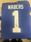 Nike New York Giants Nabers Autographed Jersey Men's Size L Football