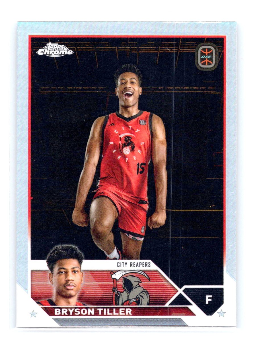 2024 Topps Chrome OTE #7 Bryson Tiller Refractor City Reapers | eBay