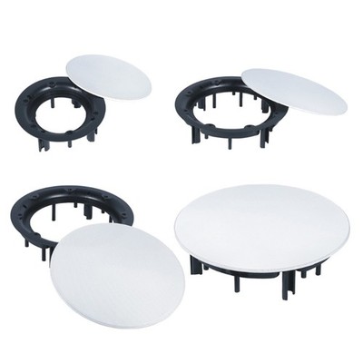 Protective Steel Meshes Ceiling Speaker Base ABS Long Lasts Construction
