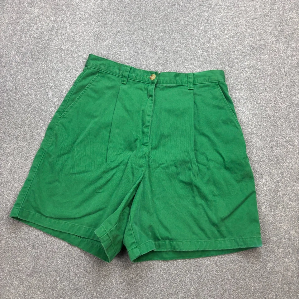 Ralph Lauren Pantalones Cortos Mujer Talla 10 Verde Clásico Lona Retro EE.... - Imagen 2 de 4