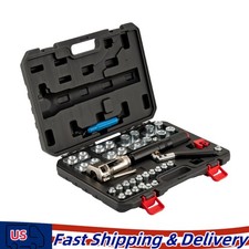 Hydraulic Brake Line Flaring Tool Kit Double Flaring Tool 45 For 316 To 12 Hydraulic Brake Line Flaring Tool Kit Double Flaring Tool 45 For 316 To 12