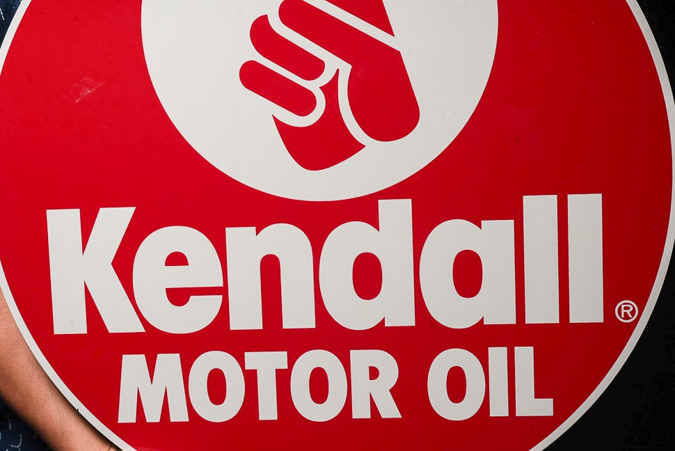Vintage Kendall Motor Oil Tin Litho Advertising Sign | eBay