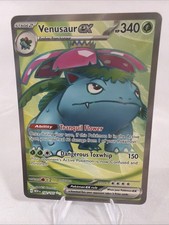💥 Venusaur EX 182/165 - Scarlet & Violet 151 Full Art Rare Holo 2023 Pokemon NM on eBay