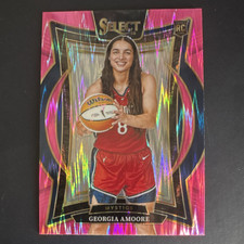 Panini 2025 WNBA Select Georgia Amoore Washington Mystics #96 Pink Prizm RC