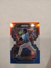 2022 Panini Prizm - Red White & Blue Prizm #98 Jackson Kowar (RC)(JGA)