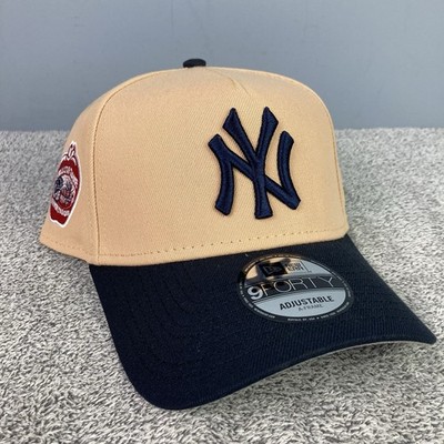 New Era New York Yankees A-Frame 9Forty Snapback Adjustable Hat Tan 2 Tone Apple
