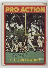 1972 Topps Pro Action LC Greenwood #257 12p5