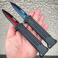 8" Tactical Spring Assisted FOLDING Combat KNIFE Blade Pocket Open NEW