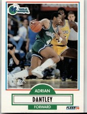 1990-91 Fleer #39 Adrian Dantley