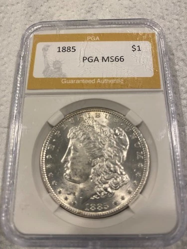1885 Morgan Silver Dollar MS66