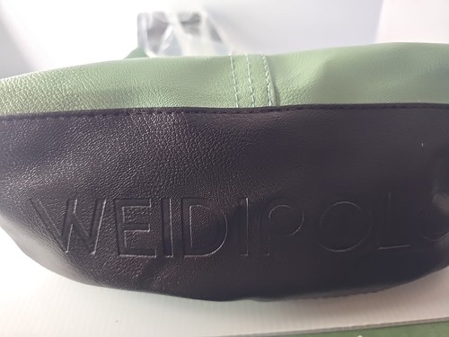 Bolso de mano Weidipolo tamaño mediano verde claro/marrón - Imagen 6 de 8