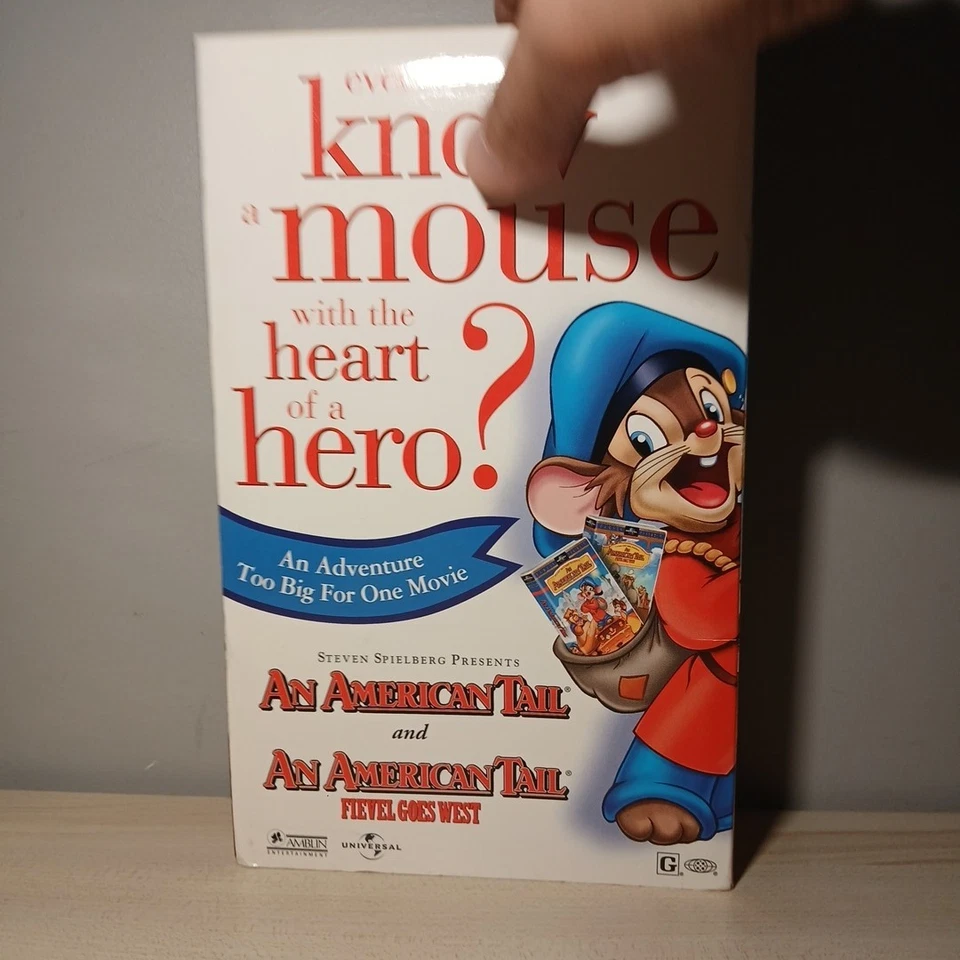 An American Tale & Fievel Goes West VHS Video Tapes Special Edition Box Set of 2 - Image 2 of 4