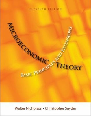 Microeconomics Theory Book Only Walter, Snyder, Christopher M. Ni