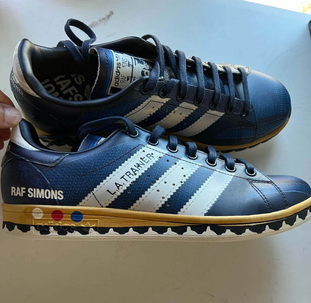 $300 Adidas Raf Simons Stan Smith New LA Trainers Sneakers Shoes