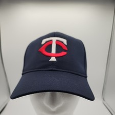 Minnesota Twins MLB OC Sports Hat Cap Navy Blue Red TC Logo Adult Adjustable