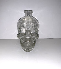 Crystal Head Vodka Glass Skull Empty Bottle Halloween 750 ML No Lid