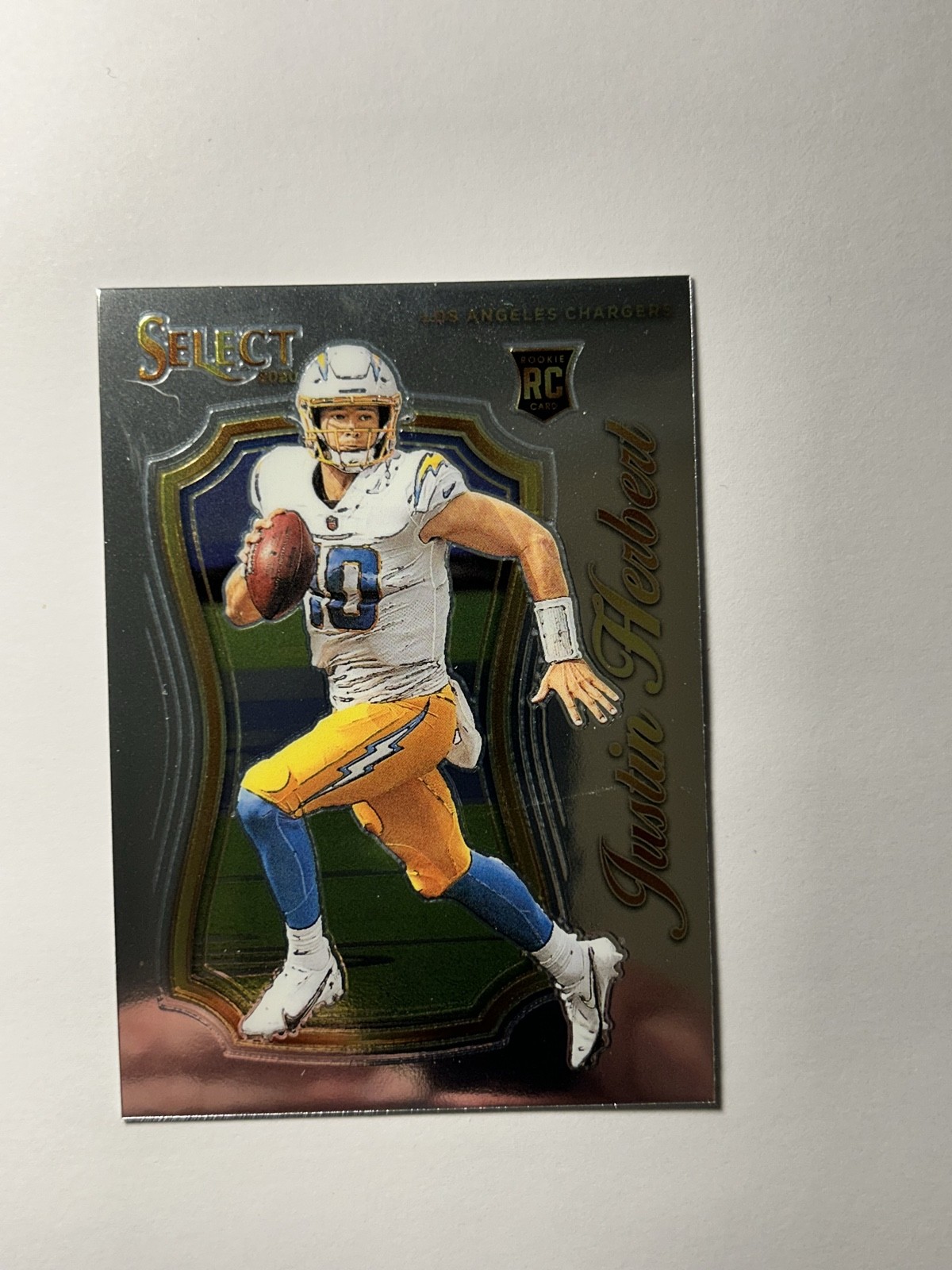 2020 Panini Select - Select Certified Rookies Justin Herbert #SCR-4 (RC)
