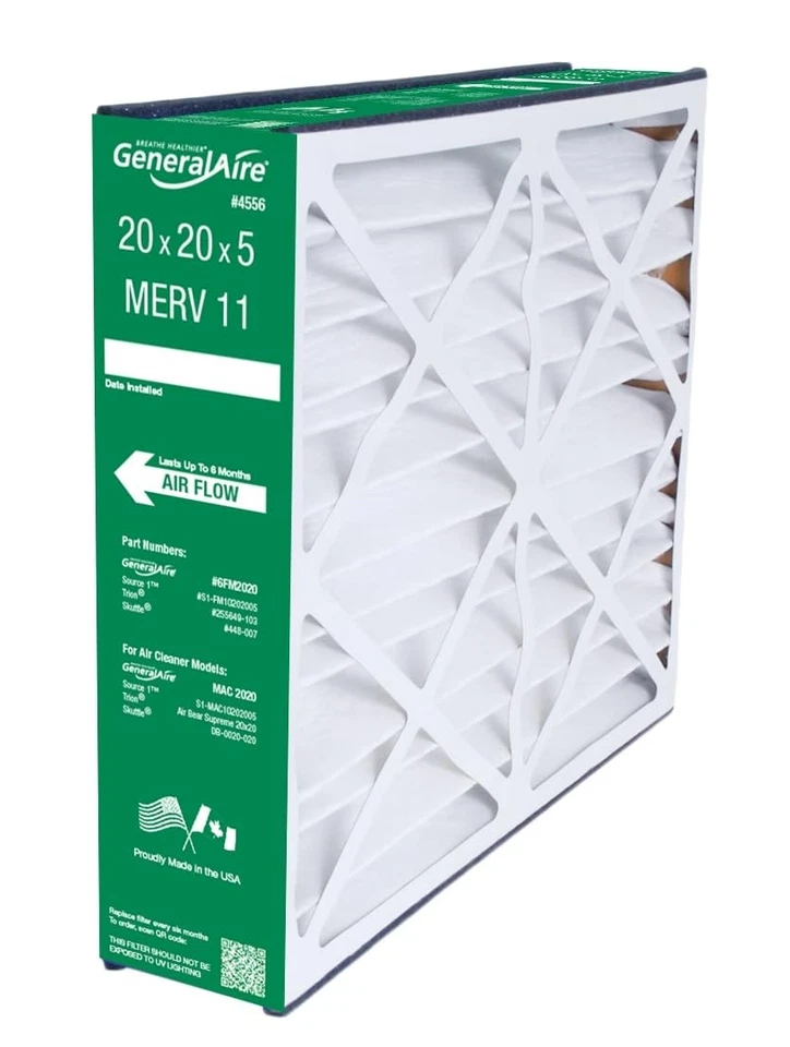 Filtro de aire ReservePro # 4556 20" x 20" x 5", MERV 11-6FM2020 (paquete de 2) para MAC... Foto 2 de 2