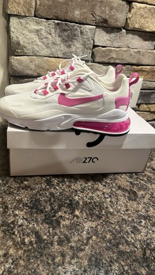 Nike Air Max 270 React Women's Running Shoes White/Pink