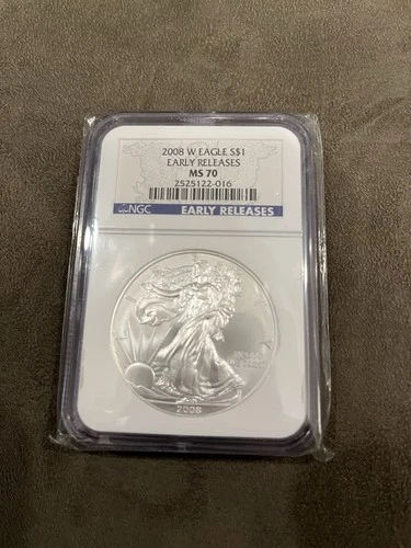 2008-W American Silver Eagle — photo from the most recent tracked eBay sale
