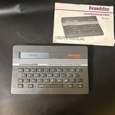 Vintage 1987 Franklin WORDMASTER WM-1000 Handheld Dictionary, Thesaurus