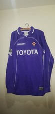 FIORENTINA RARE MATCH WORN SHIRT MAGLIA INDOSSATA FELPATA RUI COSTA DIADORA