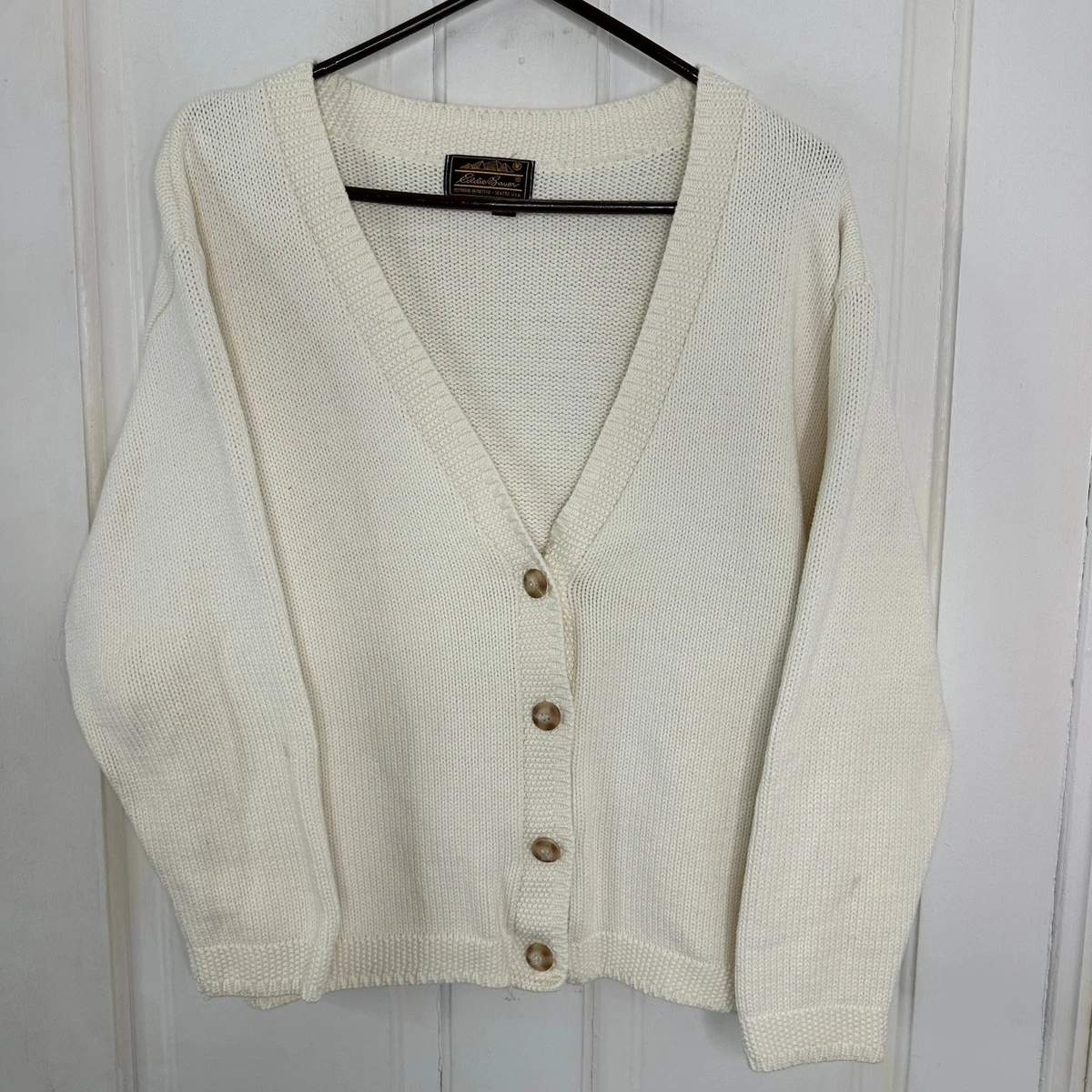 Eddie Bauer Cotton White Sweaters for Women for sale | eBay