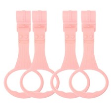 4pcs Pull up Rings Standing Walker Crib Tool Ring Playpen Crib Hook Help Stan...