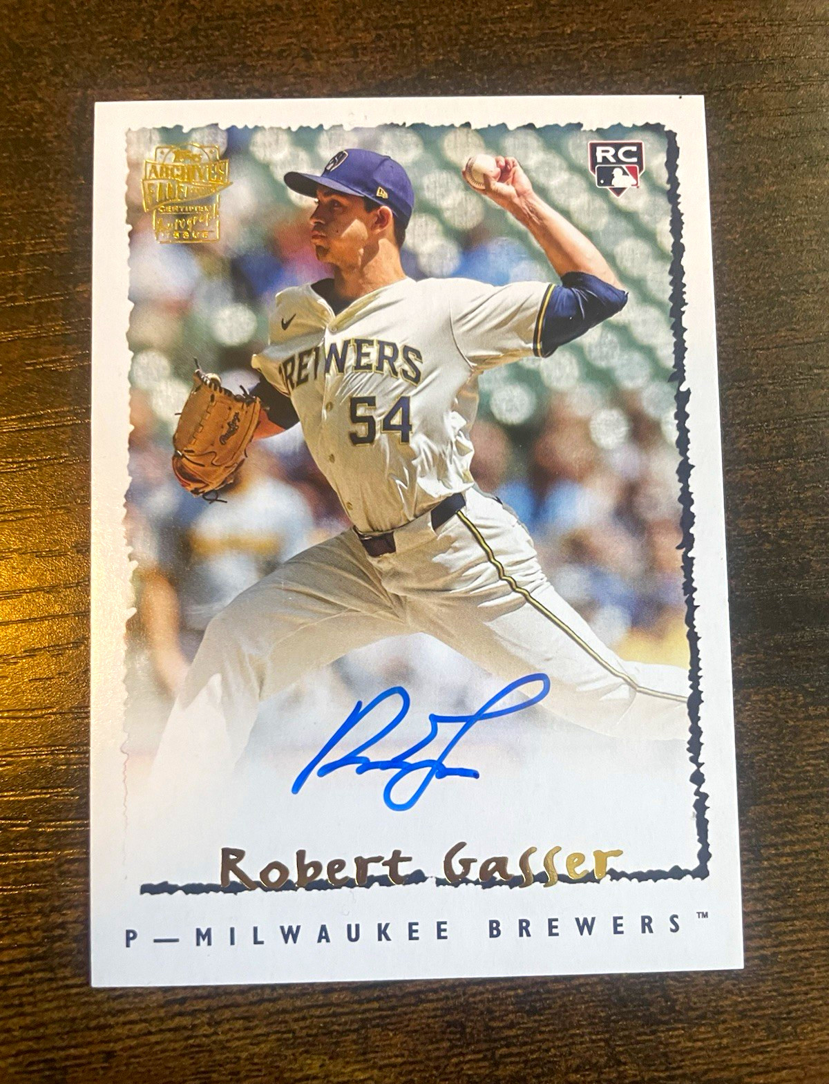 Topps 2024 Archives 1995 Fan Favorites Robert Gasser #95FF-RG RC Auto