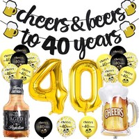 40 Geburtstag MäNner, 40 Geburtstag Deko, Happy Birthday Geburtstagdeko Mit Jube